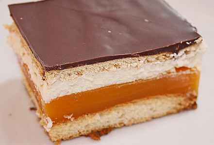 Trostschnitten: Orangen-Sahne-Schnitten
